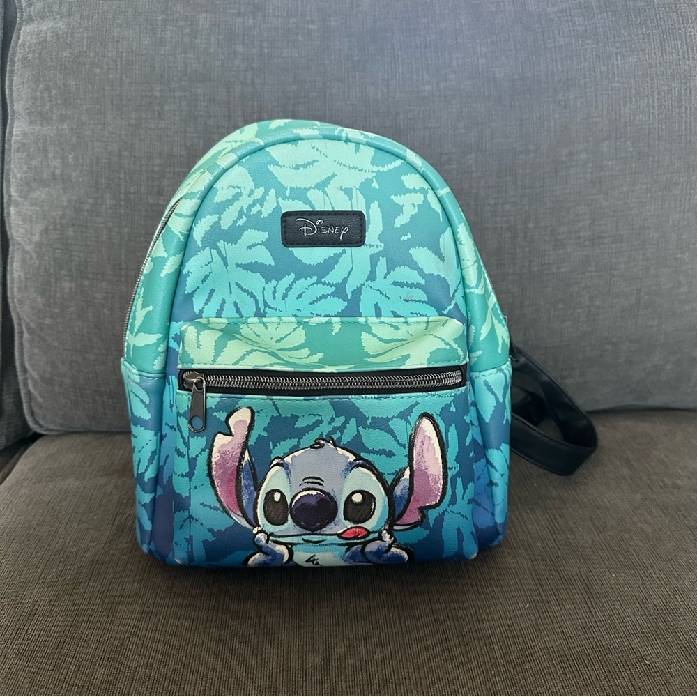 Disney Kids Blue Stitch Backpack